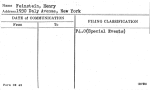 Feinstein, Henry