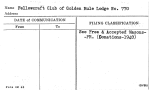Fellowcraft Club of Golden Rule Lodge No. 770
