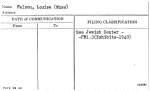 Felson, Louise (Miss)