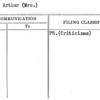 Ferry, Arthur (Mrs.)