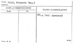 Field, Elizabeth (Mrs.)