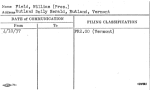 Field, William (Pres.)