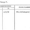 Fijux, George F.