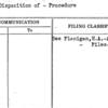 Files-Disposition of - Peocedure