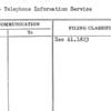 Files - Telephone Information Service