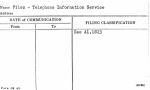 Files - Telephone Information Service