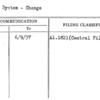 Filing System - Change