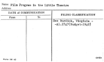 Film Program in the Little Theatre