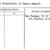 Final Disposition of Space--Report