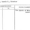 Finch, Anselm J., Director