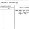 Finch, George A. (Secretary)