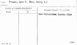 Finger, Lyle P. (Mrs. Emily F.)