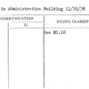 Fire in Administration Building 11/30/38