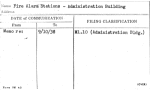 Fire Alarm Stations - Administration Building