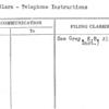 Fire Alarm - Telephone Instructions
