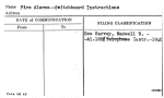 Fire Alarms--Switchboard Instructions