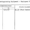 Fire Extinguishing Equipment - Employees Use of