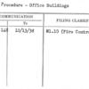 Fire Procedure - Office Buildings