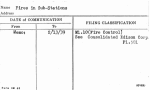 Fires in Sub-Stations
