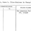Firser, James L. (Vice-Chairman in Charge)