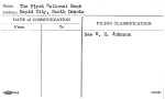 The First National Bank