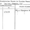 First Presbyterian Church in Jamaica Women's League