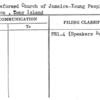 First Reformed Church of Jamaica-Young People's Group