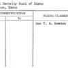 First Security Bank of Idaho