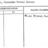 Fischer, Alexander Travel Bureau