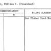 Fisher, William P. (President)