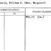 Fitzgerald, William J. (Mrs. Margaret)