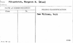 Fitzpatrick, Margaret M. (Miss)