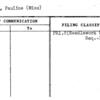 Flad, Pauline (Miss)