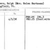 Flanders, Ralph (Mrs. Helen Hartness)