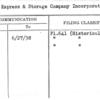 Flash Express & Storage Company Incorporated