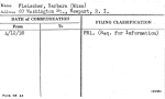Fleischer, Barbara (Miss)
