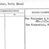 Fleischer, Doris (Miss)