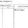 Fletcher, Virginia A.
