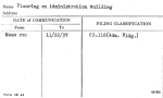 Flooring on Administration Building