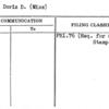Floyd, Doris D. (Miss)