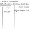 Flynn, Aloysius (President)