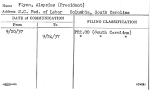 Flynn, Aloysius (President)