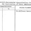 Focal Exhibit-Recommended Appropriations For Design And Construction of Focal Exhibits