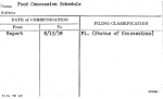 Food Concession Schedule