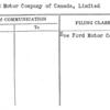 Ford Motor Company of Canada, Limited