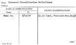 Forecast Classification Definitions