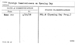 Foreign Commissioners on Opening Day