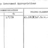 Foreign Government Appropriations