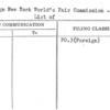 Foreign New York World's Fair Commission - Member - List of