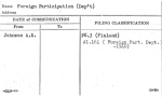 Foreign Participation (Dep't)